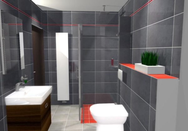 Koupelny inspirace – Malá koupelna se sprchovým koutem