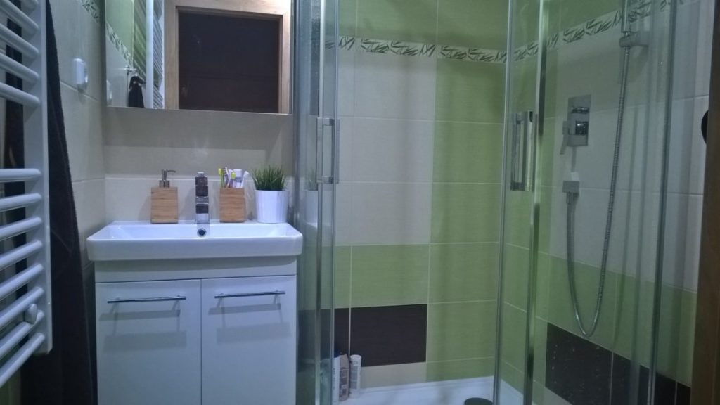 Přírodní koupelna – sprchový kout