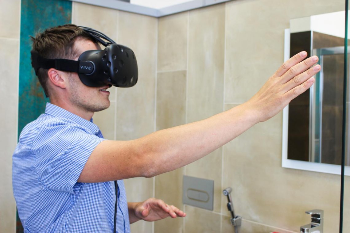 virtuální realita 3d návrh kuchyní a koupelen