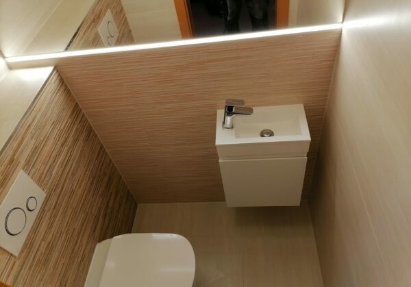 Samostatné WC v panelákovém bytě