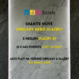 Leták dlažby 20 % sleva
